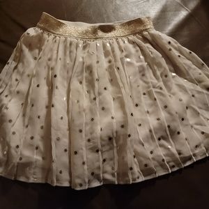 Sonoma Glitter Polka Dot Skirt Girls Size 7